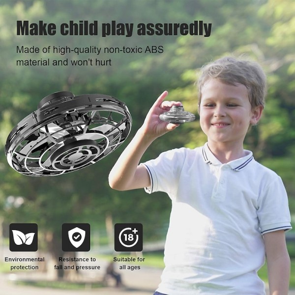 Fidget Spinner Fly UFO Mini Drone Boomerang Magic Hand Controlled Flying Spinner Toy for Kids Adult Officialfor Gift for Boy&Girls Fidget Spinner Fly UFO Mini Drone Boomerang Magic Hand Controlled Flying Spinner Toy for Kids Adult Officialfor Gift for Boy&Girls