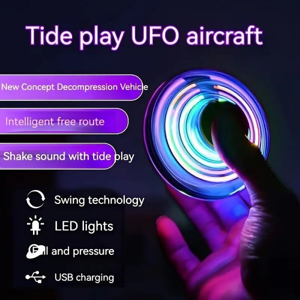 Fidget Spinner Fly UFO Mini Drone Boomerang Magic Hand Controlled Flying Spinner Toy for Kids Adult Officialfor Gift for Boy&Girls Fidget Spinner Fly UFO Mini Drone Boomerang Magic Hand Controlled Flying Spinner Toy for Kids Adult Officialfor Gift for Boy&Girls