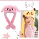 Glowing Plush Ear Moving Jumping Rabbit Hat Funny Glowing Ear Moving Bunny Hat Cosplay Festival Party Hat 5-18 Years and Adult Glowing Plush Ear Moving Jumping Rabbit Hat Funny Glowing Ear Moving Bunny Hat Cosplay Festival Party Hat 5-18 Years and Adult