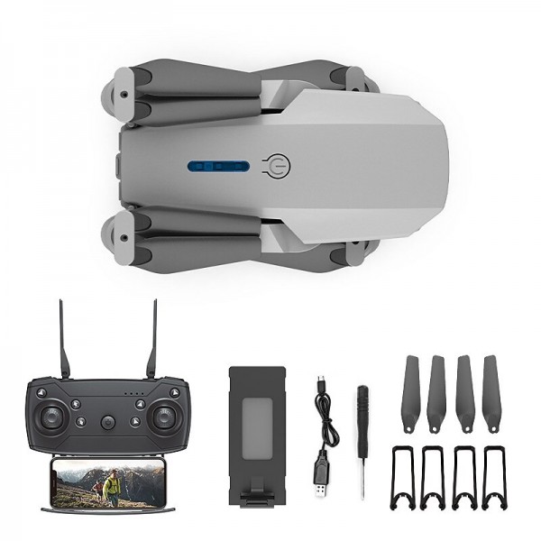 E88Pro Foldable GPS drone with 4K Ultra HD camera Adult quadcopter brushless motor automatic return home Follow Me 52 min flight time remote control range including carry bag E88Pro Foldable GPS drone with 4K Ultra HD camera Adult quadcopter brushless motor automatic return home Follow Me 52 min flight time remote control range including carry bag