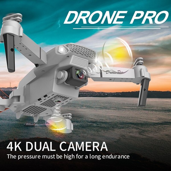 E88Pro Foldable GPS drone with 4K Ultra HD camera Adult quadcopter brushless motor automatic return home Follow Me 52 min flight time remote control range including carry bag E88Pro Foldable GPS drone with 4K Ultra HD camera Adult quadcopter brushless motor automatic return home Follow Me 52 min flight time remote control range including carry bag