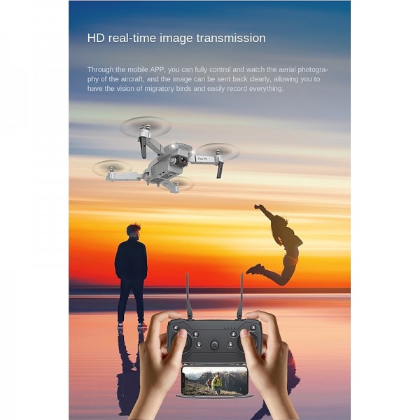 E88Pro Foldable GPS drone with 4K Ultra HD camera Adult quadcopter brushless motor automatic return home Follow Me 52 min flight time remote control range including carry bag E88Pro Foldable GPS drone with 4K Ultra HD camera Adult quadcopter brushless motor automatic return home Follow Me 52 min flight time remote control range including carry bag