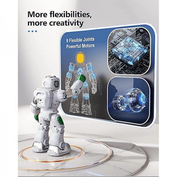 Intelligent Programming APP Gravity Sensor RC Robot Touch Sensing Popular Science APP Remote Control Electric Kid Toys Intelligent Programming APP Gravity Sensor RC Robot Touch Sensing Popular Science APP Remote Control Electric Kid Toys