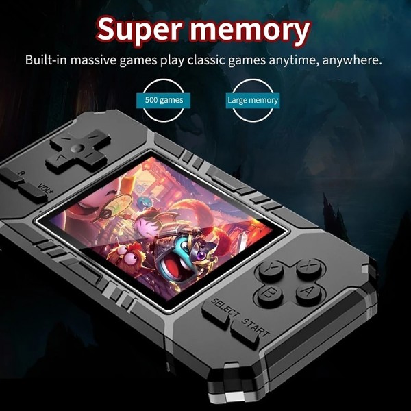 Handheld Retro Game Console,Retro Portable Mini Handheld Game Console 8-Bit 3.0 Inch Color LCD Game Player Built-in 520 Games Handheld Retro Game Console,Retro Portable Mini Handheld Game Console 8-Bit 3.0 Inch Color LCD Game Player Built-in 520 Games