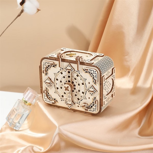 3D Wooden Puzzle Secret Code Storage Box Password Music Case DIY Home Decoration Laser-Cut Mechanical Model Stunning Gifts for Adults and Teens (Secret Box) 3D Wooden Puzzle Secret Code Storage Box Password Music Case DIY Home Decoration Laser-Cut Mechanical Model Stunning Gifts for Adults and Teens (Secret Box)