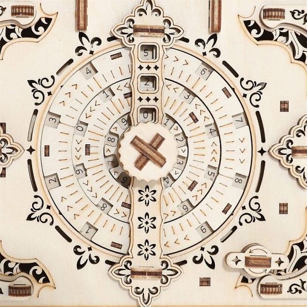 3D Wooden Puzzle Secret Code Storage Box Password Music Case DIY Home Decoration Laser-Cut Mechanical Model Stunning Gifts for Adults and Teens (Secret Box) 3D Wooden Puzzle Secret Code Storage Box Password Music Case DIY Home Decoration Laser-Cut Mechanical Model Stunning Gifts for Adults and Teens (Secret Box)