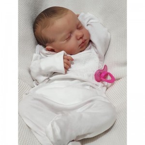 20 inch Reborn Doll Baby &amp; Toddler Toy Reborn Toddler Doll Doll Reborn Baby Doll Baby Reborn Baby Doll Newborn lifelike Gift Hand Made Non Toxic 3/4 Silicone Limbs and Cotton Filled Body with Clothes
