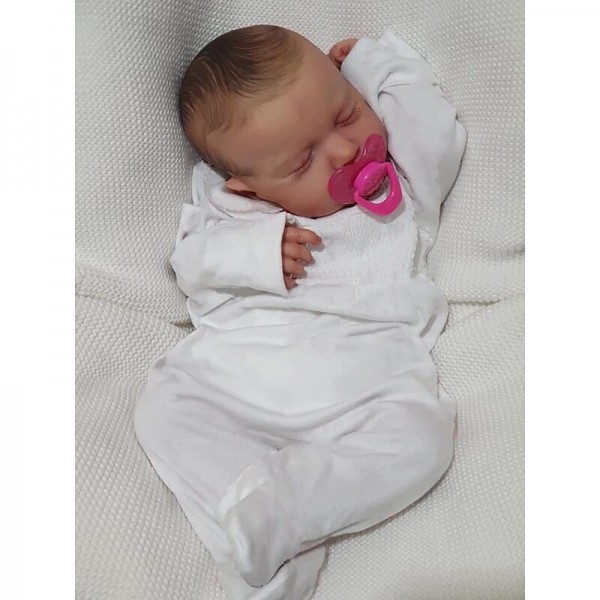 20 inch Reborn Doll Baby & Toddler Toy Reborn Toddler Doll Doll Reborn Baby Doll Baby Reborn Baby Doll Newborn lifelike Gift Hand Made Non Toxic 3/4 Silicone Limbs and Cotton Filled Body with Clothes 20 inch Reborn Doll Baby & Toddler Toy Reborn Toddler Doll Doll Reborn Baby Doll Baby Reborn Baby Doll Newborn lifelike Gift Hand Made Non Toxic 3/4 Silicone Limbs and Cotton Filled Body with Clothes