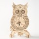 3D Wooden Puzzle For Adults Owl Clock Model Kit Desk Clock Home Decor Unique Gift For Kids On Birthday/Festival Day 3D Wooden Puzzle For Adults Owl Clock Model Kit Desk Clock Home Decor Unique Gift For Kids On Birthday/Festival Day