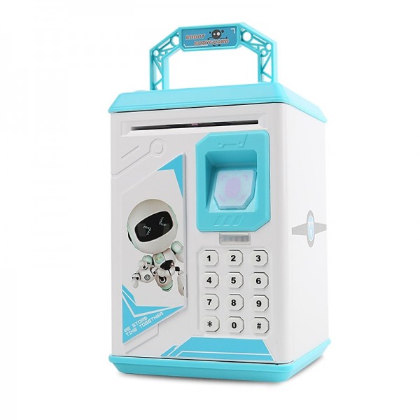 ATM Piggy Bank for Boys Girls, Mini ATM Coin Bank Money Saving Box with Password, Kids Safe Money Jar for Adults with Auto Grab Bill Slot, Great Gift Toy Bank for Kids ATM Piggy Bank for Boys Girls, Mini ATM Coin Bank Money Saving Box with Password, Kids Safe Money Jar for Adults with Auto Grab Bill Slot, Great Gift Toy Bank for Kids