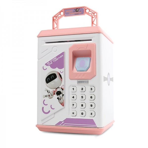 ATM Piggy Bank for Boys Girls, Mini ATM Coin Bank Money Saving Box with Password, Kids Safe Money Jar for Adults with Auto Grab Bill Slot, Great Gift Toy Bank for Kids ATM Piggy Bank for Boys Girls, Mini ATM Coin Bank Money Saving Box with Password, Kids Safe Money Jar for Adults with Auto Grab Bill Slot, Great Gift Toy Bank for Kids