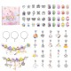 Diy Ocean Blue Crystal Bracelet Children's Suit Vintage Bracelet Exquisite Jewelry Gift Box Diy Ocean Blue Crystal Bracelet Children's Suit Vintage Bracelet Exquisite Jewelry Gift Box