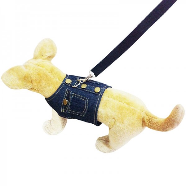 Dog Cat Leash Denim Jacket / Jeans Jacket Solid Colored Stylish Ordinary Casual Daily Outdoor Casual Daily Dog Clothes Puppy Clothes Dog Outfits Soft Dark Blue Light Blue Costume for Girl and Boy Dog Dog Cat Leash Denim Jacket / Jeans Jacket Solid Colored Stylish Ordinary Casual Daily Outdoor Casual Daily Dog Clothes Puppy Clothes Dog Outfits Soft Dark Blue Light Blue Costume for Girl and Boy Dog