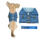 Dog Cat Leash Denim Jacket / Jeans Jacket Solid Colored Stylish Ordinary Casual Daily Outdoor Casual Daily Dog Clothes Puppy Clothes Dog Outfits Soft Dark Blue Light Blue Costume for Girl and Boy Dog Dog Cat Leash Denim Jacket / Jeans Jacket Solid Colored Stylish Ordinary Casual Daily Outdoor Casual Daily Dog Clothes Puppy Clothes Dog Outfits Soft Dark Blue Light Blue Costume for Girl and Boy Dog