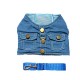 Dog Cat Leash Denim Jacket / Jeans Jacket Solid Colored Stylish Ordinary Casual Daily Outdoor Casual Daily Dog Clothes Puppy Clothes Dog Outfits Soft Dark Blue Light Blue Costume for Girl and Boy Dog Dog Cat Leash Denim Jacket / Jeans Jacket Solid Colored Stylish Ordinary Casual Daily Outdoor Casual Daily Dog Clothes Puppy Clothes Dog Outfits Soft Dark Blue Light Blue Costume for Girl and Boy Dog