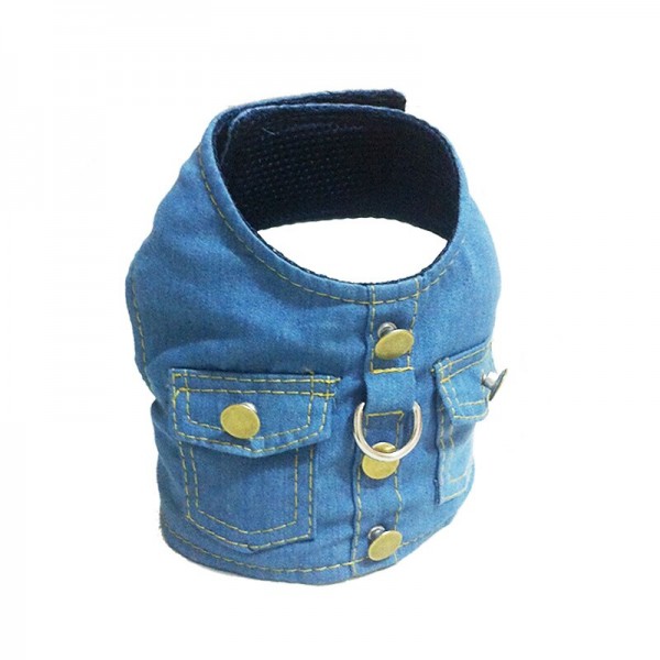 Dog Cat Leash Denim Jacket / Jeans Jacket Solid Colored Stylish Ordinary Casual Daily Outdoor Casual Daily Dog Clothes Puppy Clothes Dog Outfits Soft Dark Blue Light Blue Costume for Girl and Boy Dog Dog Cat Leash Denim Jacket / Jeans Jacket Solid Colored Stylish Ordinary Casual Daily Outdoor Casual Daily Dog Clothes Puppy Clothes Dog Outfits Soft Dark Blue Light Blue Costume for Girl and Boy Dog