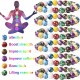 7 Chakra Reiki Healing Stone Bracelet Yoga Balance Energy Imitate Volcanic Stone Beads Jewelry Handmade DIY Beaded Bracelets 7 Chakra Reiki Healing Stone Bracelet Yoga Balance Energy Imitate Volcanic Stone Beads Jewelry Handmade DIY Beaded Bracelets
