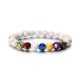 7 Chakra Reiki Healing Stone Bracelet Yoga Balance Energy Imitate Volcanic Stone Beads Jewelry Handmade DIY Beaded Bracelets 7 Chakra Reiki Healing Stone Bracelet Yoga Balance Energy Imitate Volcanic Stone Beads Jewelry Handmade DIY Beaded Bracelets