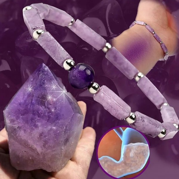Natural Amethyst Body-purify Slimming Bracelet Stone Energy Bracelets For Women Weight Loss Bracelet Fatigue Relief Healing Yoga Natural Amethyst Body-purify Slimming Bracelet Stone Energy Bracelets For Women Weight Loss Bracelet Fatigue Relief Healing Yoga