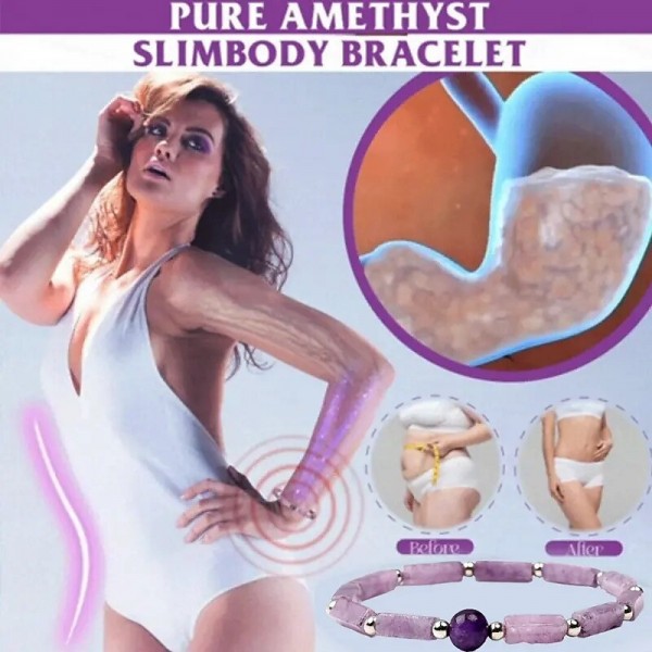 Natural Amethyst Body-purify Slimming Bracelet Stone Energy Bracelets For Women Weight Loss Bracelet Fatigue Relief Healing Yoga Natural Amethyst Body-purify Slimming Bracelet Stone Energy Bracelets For Women Weight Loss Bracelet Fatigue Relief Healing Yoga