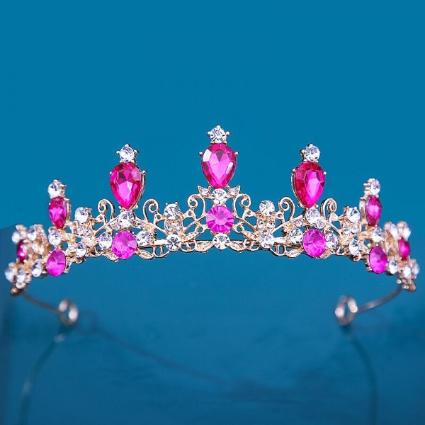Headwear Bridal Crown European Baroque New Wedding Dress Crown Birthday Adult Gift Versatile Crystal Accessories Headwear Bridal Crown European Baroque New Wedding Dress Crown Birthday Adult Gift Versatile Crystal Accessories