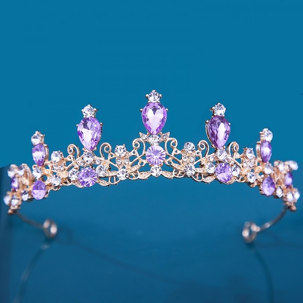 Headwear Bridal Crown European Baroque New Wedding Dress Crown Birthday Adult Gift Versatile Crystal Accessories Headwear Bridal Crown European Baroque New Wedding Dress Crown Birthday Adult Gift Versatile Crystal Accessories