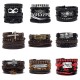 Men's Woven Bracelet Combination Set Alloy Accessories Diy Bracelet Jewelry Men's Woven Bracelet Combination Set Alloy Accessories Diy Bracelet Jewelry