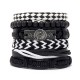 Men's Woven Bracelet Combination Set Alloy Accessories Diy Bracelet Jewelry Men's Woven Bracelet Combination Set Alloy Accessories Diy Bracelet Jewelry