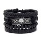 Men's Woven Bracelet Combination Set Alloy Accessories Diy Bracelet Jewelry Men's Woven Bracelet Combination Set Alloy Accessories Diy Bracelet Jewelry