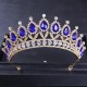 Bride Crown Baroque Water Drop Diamond Princess Crown Performance Birthday Headwear Wedding Dress Accessories Crown Bride Crown Baroque Water Drop Diamond Princess Crown Performance Birthday Headwear Wedding Dress Accessories Crown