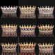 Bridal Crown Wedding Dress Headdress Birthday Adults' Ceremony Versatile Rhinestone Hair Band Luxury Round Crown Bridal Crown Wedding Dress Headdress Birthday Adults' Ceremony Versatile Rhinestone Hair Band Luxury Round Crown