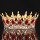 Bridal Crown Wedding Dress Headdress Birthday Adults' Ceremony Versatile Rhinestone Hair Band Luxury Round Crown Bridal Crown Wedding Dress Headdress Birthday Adults' Ceremony Versatile Rhinestone Hair Band Luxury Round Crown