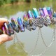 Natural Crystal Electroplated Black Electroplated Colorful White Wicca Witch Accessories Chain Crown Hair Band