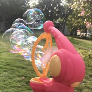 Bubble in Bubble Gun Machine Blowing Electric Bubbles Automatic Soap Bubble Toys Outdoor Party Play Toy for Kids Birthday Gift