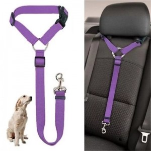 Dog Pet Car Seat Belt Lead Belt Rear Seat Belt Adjustable Dog Rope Seat Belt