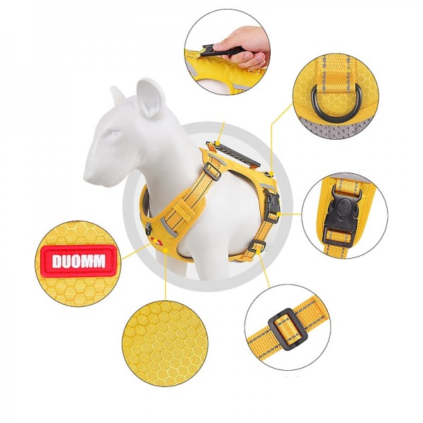Pet Chest Strap Explosion Proof Big Dog Chest Back Reflective Commuting Dog Traction Rope Dog Rope Pet Chest Strap Explosion Proof Big Dog Chest Back Reflective Commuting Dog Traction Rope Dog Rope