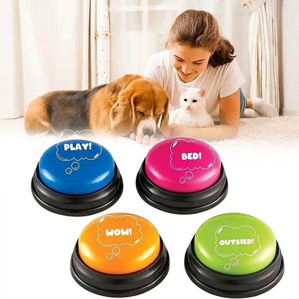 Pet Communication Button Dog Voice Box Training Speaking Toy Recording Speaker Squeeze Box Voice Pet Communication Button Dog Voice Box Training Speaking Toy Recording Speaker Squeeze Box Voice