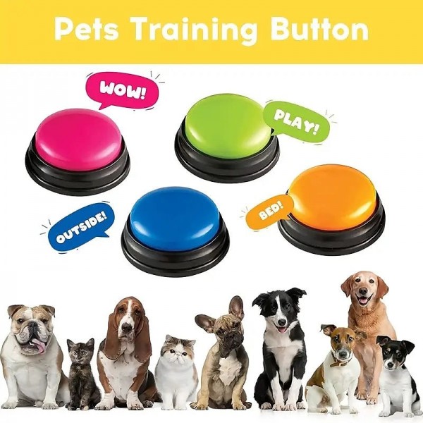 Pet Communication Button Dog Voice Box Training Speaking Toy Recording Speaker Squeeze Box Voice Pet Communication Button Dog Voice Box Training Speaking Toy Recording Speaker Squeeze Box Voice