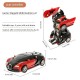 One Button Deformation Toy Car Inertial Collision Automatic Conversion Robot For Children
