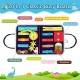 Montessori Toys Montessori Busy Board,Montessori Education Felt Busy Board Children's Educational Learning Board Multi-Page Folder Montessori Toys Montessori Busy Board,Montessori Education Felt Busy Board Children's Educational Learning Board Multi-Page Folder