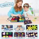Montessori Toys Montessori Busy Board,Montessori Education Felt Busy Board Children's Educational Learning Board Multi-Page Folder Montessori Toys Montessori Busy Board,Montessori Education Felt Busy Board Children's Educational Learning Board Multi-Page Folder