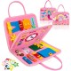 Montessori Toys Montessori Busy Board,Montessori Education Felt Busy Board Children's Educational Learning Board Multi-Page Folder Montessori Toys Montessori Busy Board,Montessori Education Felt Busy Board Children's Educational Learning Board Multi-Page Folder