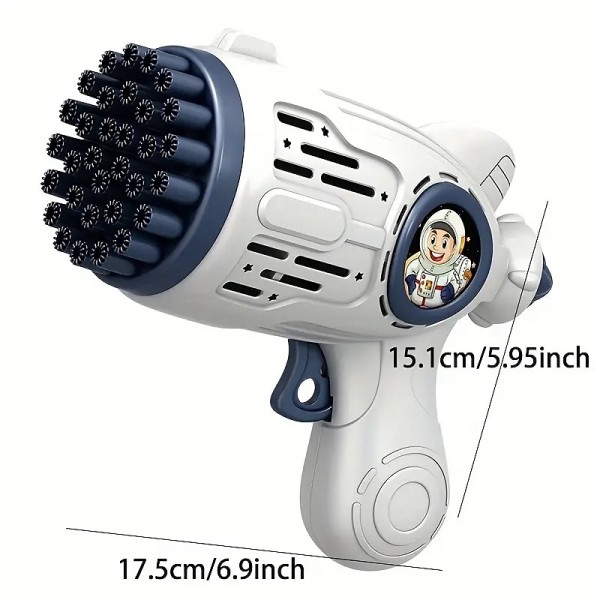 1pc Bubble Machine For Toddlers 32 Hole Light Up Bubble Maker For Kids Automatic Bubble Blower Bubble Blaster Summer Outdoor Toys Birthday Party Favor Gift 1pc Bubble Machine For Toddlers 32 Hole Light Up Bubble Maker For Kids Automatic Bubble Blower Bubble Blaster Summer Outdoor Toys Birthday Party Favor Gift