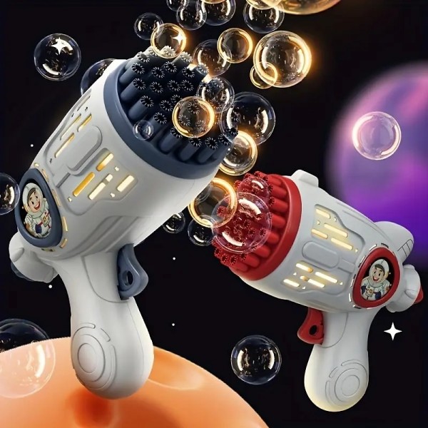1pc Bubble Machine For Toddlers 32 Hole Light Up Bubble Maker For Kids Automatic Bubble Blower Bubble Blaster Summer Outdoor Toys Birthday Party Favor Gift 1pc Bubble Machine For Toddlers 32 Hole Light Up Bubble Maker For Kids Automatic Bubble Blower Bubble Blaster Summer Outdoor Toys Birthday Party Favor Gift