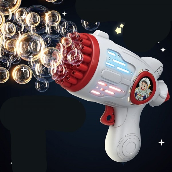 1pc Bubble Machine For Toddlers 32 Hole Light Up Bubble Maker For Kids Automatic Bubble Blower Bubble Blaster Summer Outdoor Toys Birthday Party Favor Gift 1pc Bubble Machine For Toddlers 32 Hole Light Up Bubble Maker For Kids Automatic Bubble Blower Bubble Blaster Summer Outdoor Toys Birthday Party Favor Gift