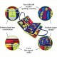 Montessori Toys Felt Busy Board Bag Early Education Puzzle Learning Board Montessori Training For Young ChildrenTeaching Aids Montessori Toys Felt Busy Board Bag Early Education Puzzle Learning Board Montessori Training For Young ChildrenTeaching Aids