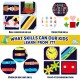 Montessori Toys Felt Busy Board Bag Early Education Puzzle Learning Board Montessori Training For Young ChildrenTeaching Aids Montessori Toys Felt Busy Board Bag Early Education Puzzle Learning Board Montessori Training For Young ChildrenTeaching Aids
