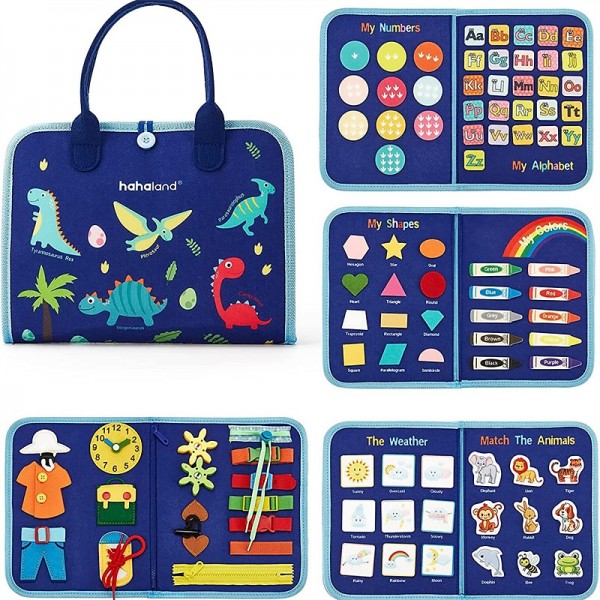 Montessori Toys Felt Busy Board Bag Early Education Puzzle Learning Board Montessori Training For Young ChildrenTeaching Aids Montessori Toys Felt Busy Board Bag Early Education Puzzle Learning Board Montessori Training For Young ChildrenTeaching Aids