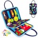 Montessori Toys Felt Busy Board Bag Early Education Puzzle Learning Board Montessori Training For Young ChildrenTeaching Aids Montessori Toys Felt Busy Board Bag Early Education Puzzle Learning Board Montessori Training For Young ChildrenTeaching Aids