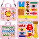 Montessori Toys Felt Busy Board Bag Early Education Puzzle Learning Board Montessori Training For Young ChildrenTeaching Aids Montessori Toys Felt Busy Board Bag Early Education Puzzle Learning Board Montessori Training For Young ChildrenTeaching Aids